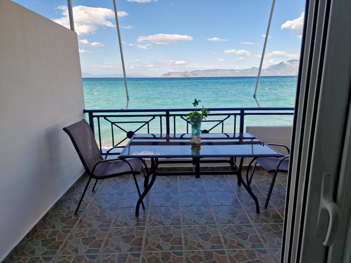 Ferienwohnung Korinthian Sea View Nerántza Exterior foto