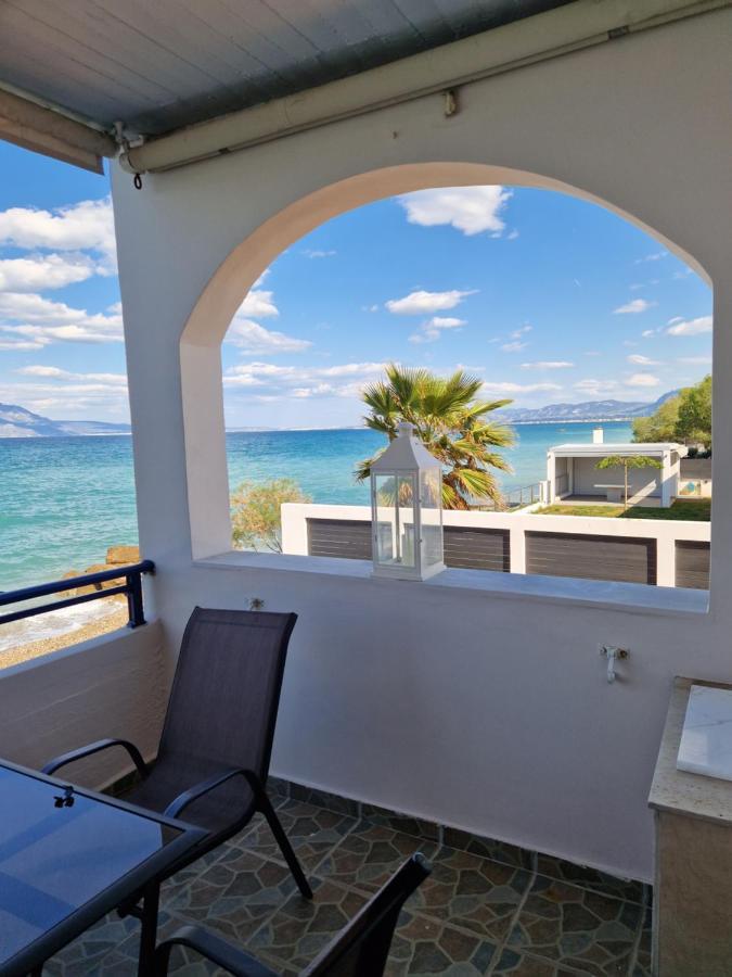 Ferienwohnung Korinthian Sea View Nerántza Exterior foto
