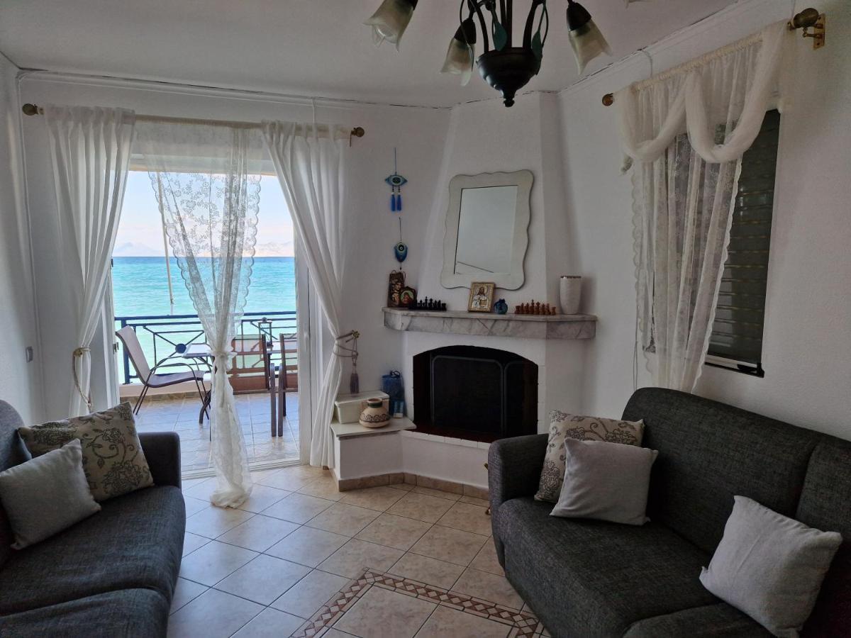 Ferienwohnung Korinthian Sea View Nerántza Exterior foto