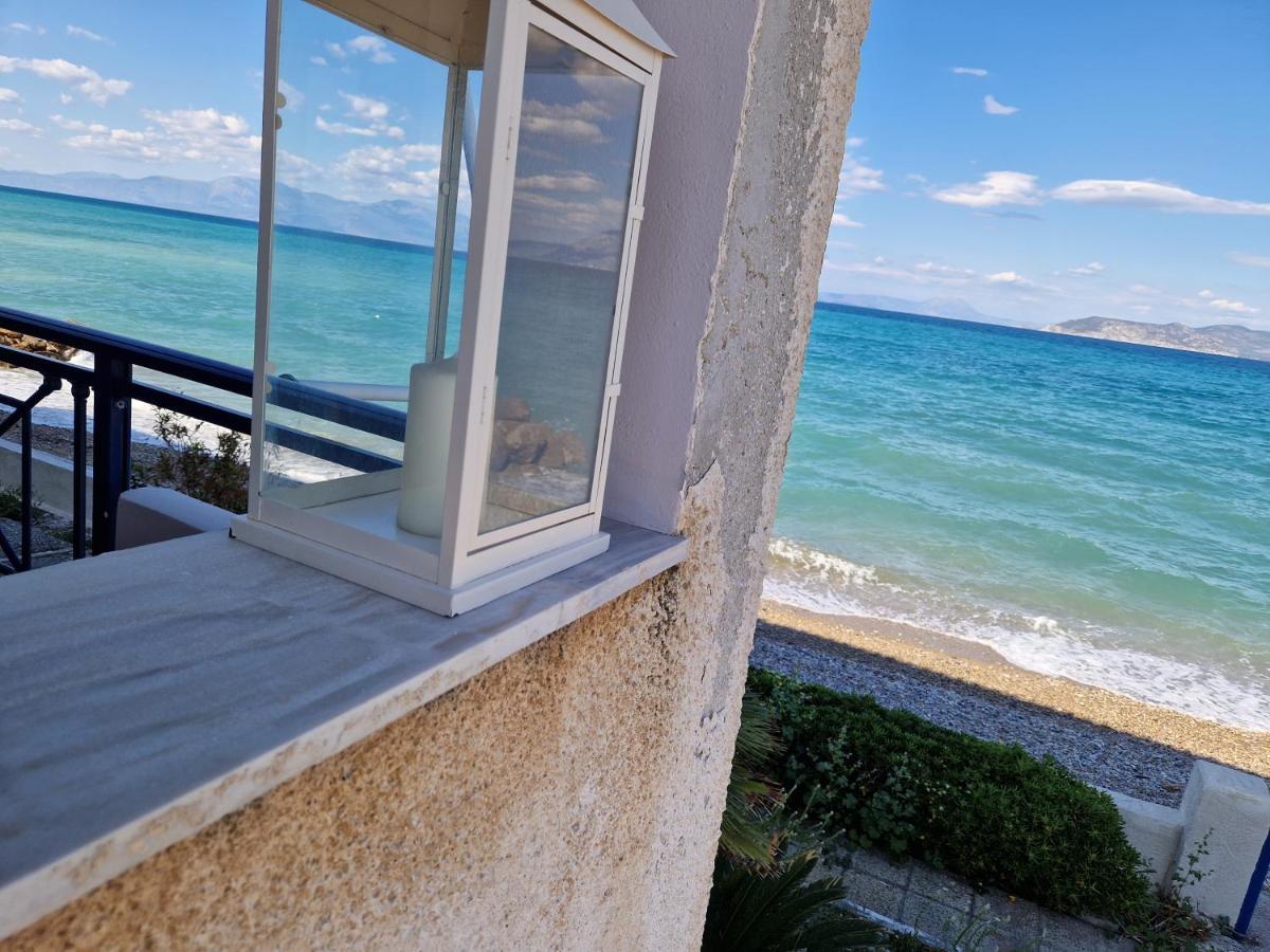 Ferienwohnung Korinthian Sea View Nerántza Exterior foto
